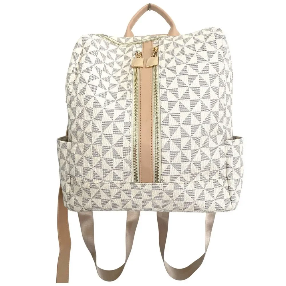 Backpack Purse for Women PU Leather Travel Satchel Handbag Convertible Design Ba